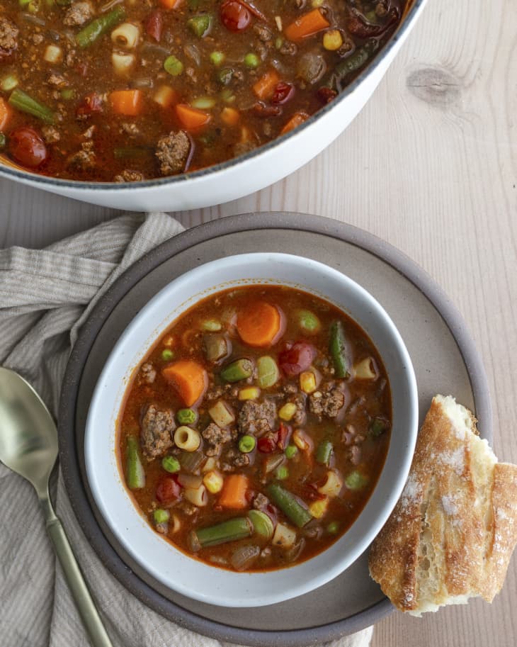 Hamburger Soup Recipe (Ready in 1 Hour) The Kitchn